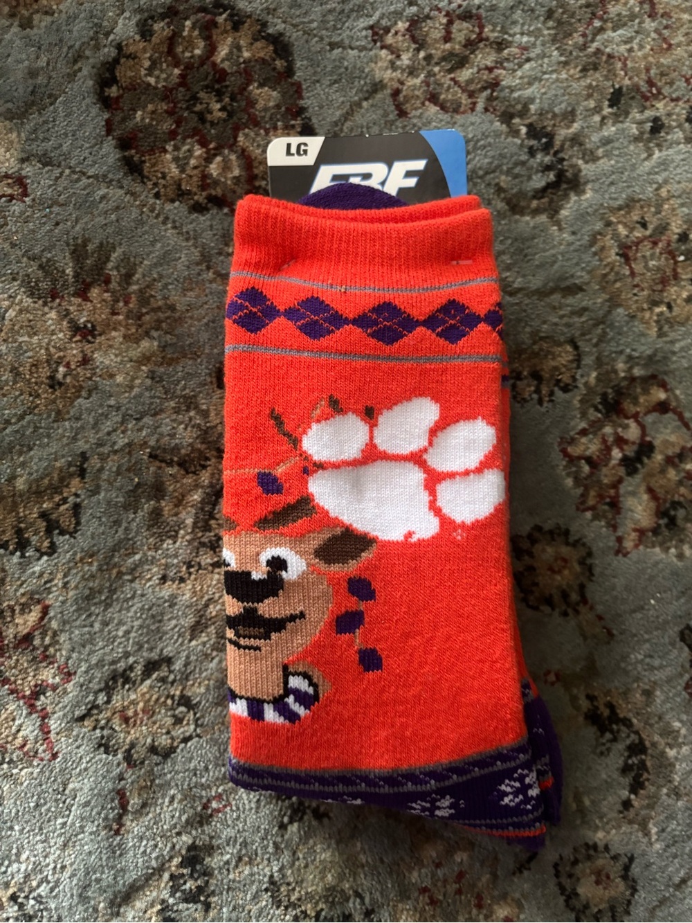 NWT Clemson Tigers Activewear Sport Socks